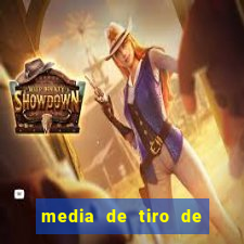 media de tiro de meta por jogo